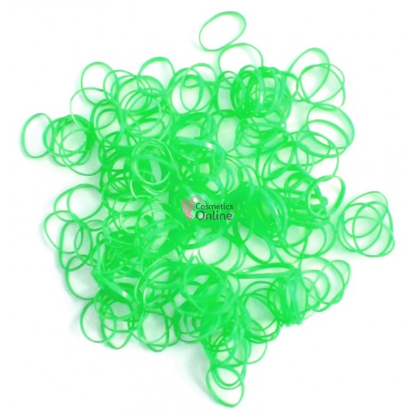 Elastice pentru codite de par, set 70 bucati RT Verde